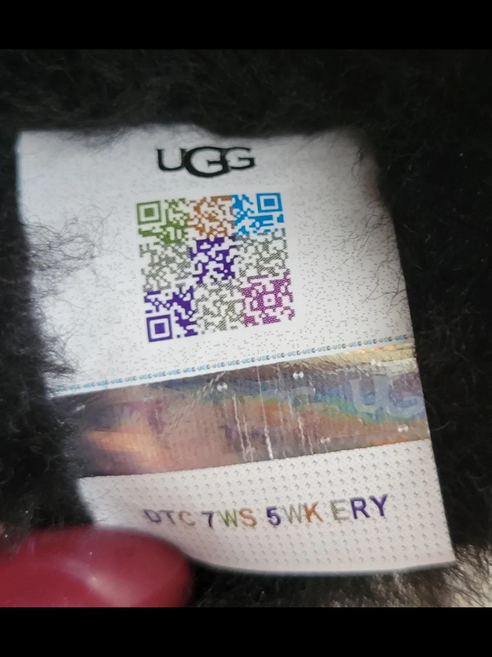 UGG security brand wool